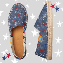 4th of July, Red White and Blue, Patriotic Shoes