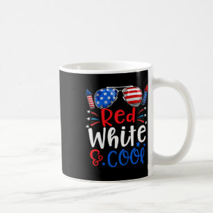 4th Of July Red White And Cool Patriotic Boys Kids Coffee Mug