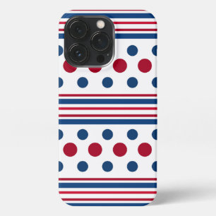4th Of July Red White & Blue Patriotic iPhone 13 Pro Case