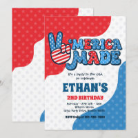 4th Of July Retro 'Merica Made Birthday Party