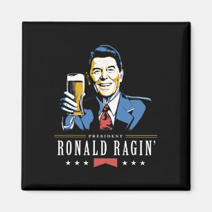 4th Of July Ronald Ragin Funny Beer Magnet