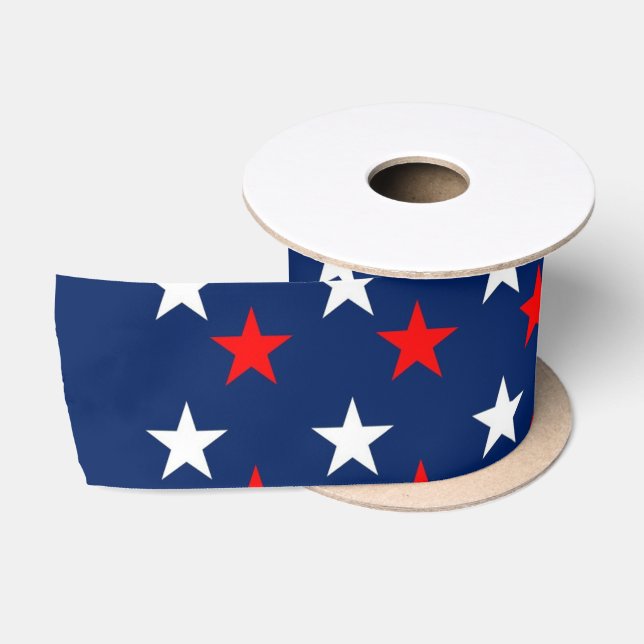 4th of July Satin Ribbon (Spool)