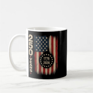 4th Of July Shirt 2026 Aamerican Flag 250th Coffee Mug