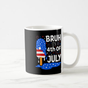 4th Of July Shirts For Kids Bruh Ice Pops Boys Gir Coffee Mug