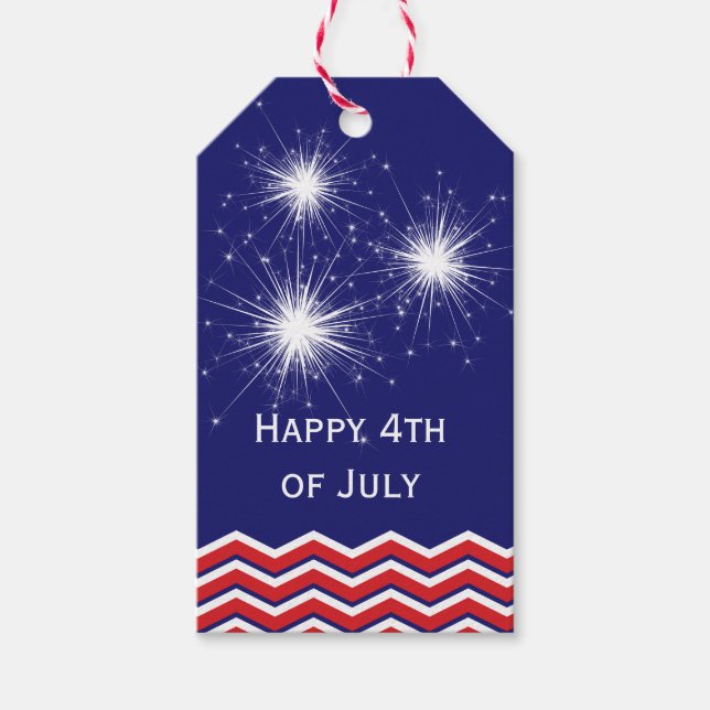 4th of July Sparkler Tag 2 (Front)