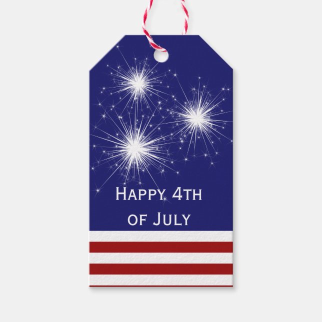 4th of July Sparkler Tag 4 (Front)