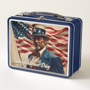4th of July – Spirit of Independence Metal Lunch Box
