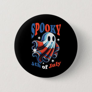 4th Of July Spooky Funny Patriot Spooky Fourth Of 2 Inch Round Button
