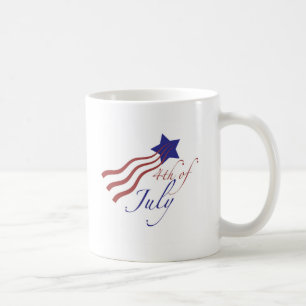 4th of july stars and stripes coffee mug