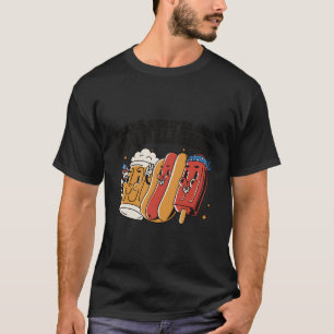 4Th Of July Stars Strips And Bbq Delights Barbecue T-Shirt