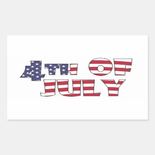 4TH OF JULY STICKER