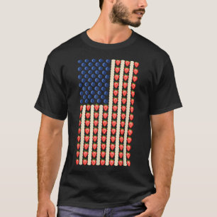 4th Of July Strawberry Jello Usa Flag Cake Men Wom T-Shirt