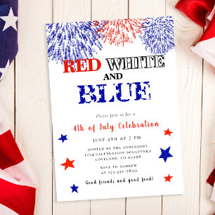 4th of July Summer BBQ Invitation