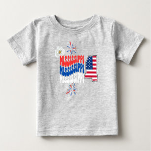 4th of July/Summer/Mississippi Summer Baby T-Shirt