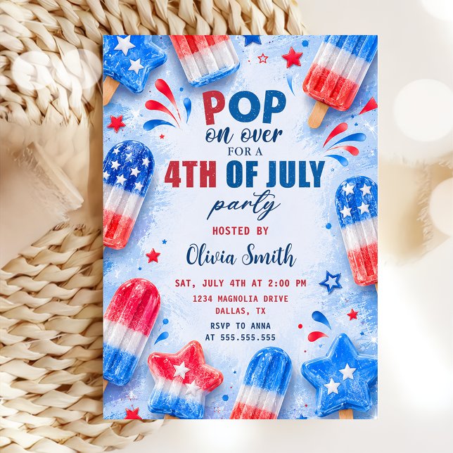 4th of July Summer Party Invitation (Creator Uploaded)