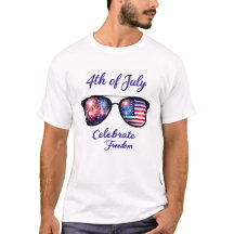 4th of July Sunglasses Celebrate Freedom Fireworks