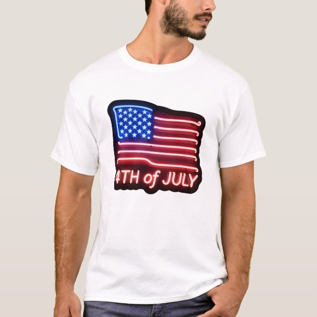 4th of July  T-Shirt (Front)