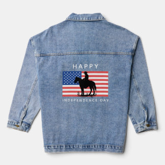 4th of July T-Shirt Denim Jacket