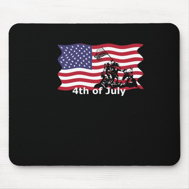 4th Of July T Shirts Iwo Jima  Mouse Pad (Front)