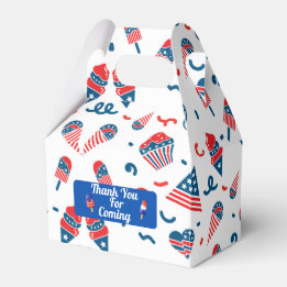 4th Of July Thank You Favor Box