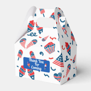 4th Of July Thank You Favor Box