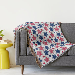 4th Of July Throw Blanket