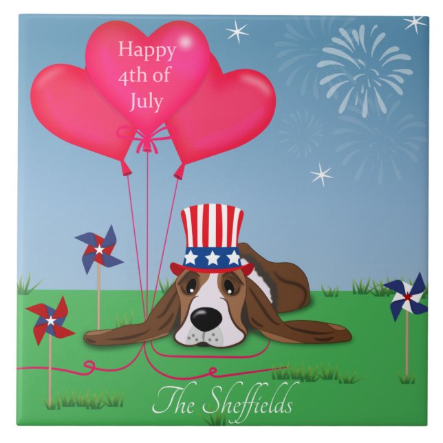4th Of July Tile (Front)