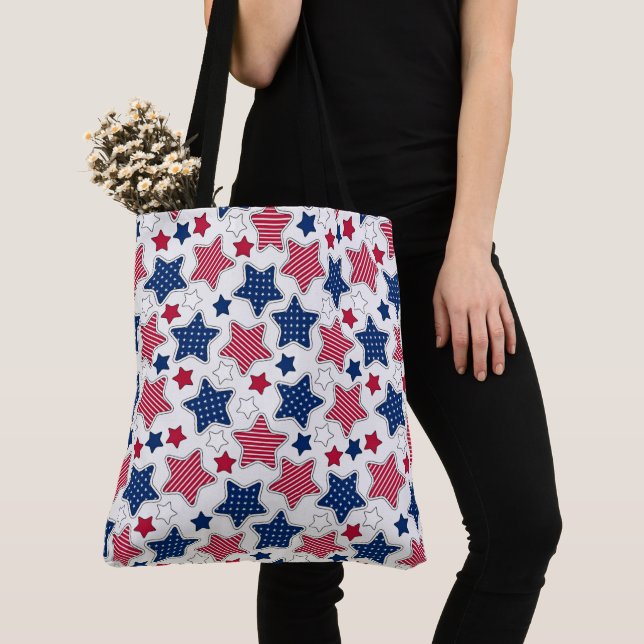 4th Of July Tote Bag (Close Up)
