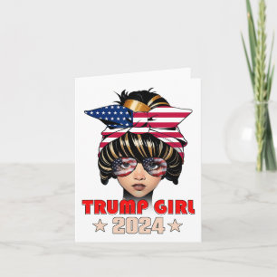 4th Of July Trump 45 47 Trump Girl Card