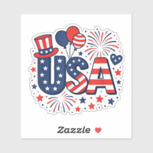 4th of July USA American Flag