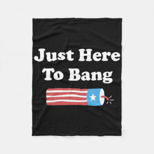 4th Of July Usa American Flag Men Fleece Blanket