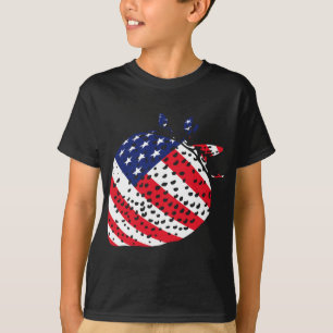 4th of July USA American Flag Patriotic Fruit Stra T-Shirt