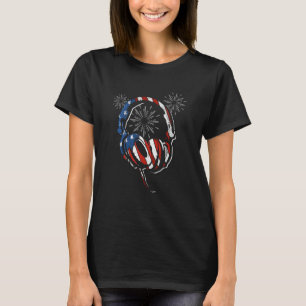 4Th Of July USA Flag Gaming Patriotic Independence T-Shirt