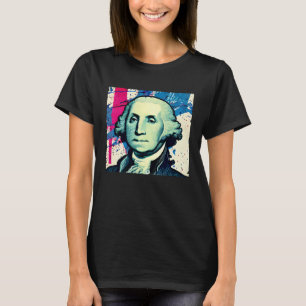 4th of July USA George Washington American Art On T-Shirt