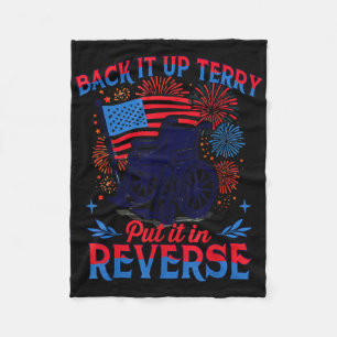 4th Of July Veteran Byck Its Up Terry Put Its In R Fleece Blanket