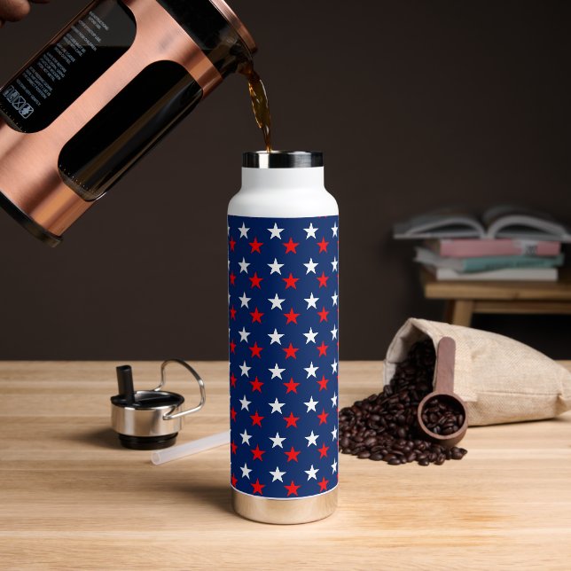 4th of July Water Bottle (Coffee)