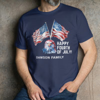 4th of July Watercolor Personalized