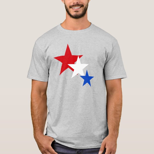 4th of July womens shirt, Star glitter shirt Glitt (Front)