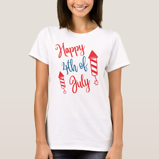 4th of July women's T-Shirt (Front)