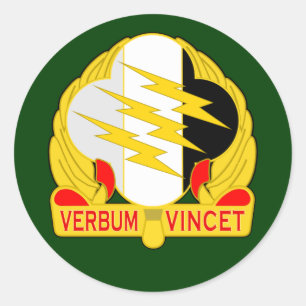 4th Psychological Operations Group - Airborne DUI Classic Round Sticker