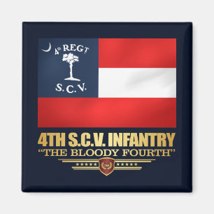 4th South Carolina Infantry Magnet