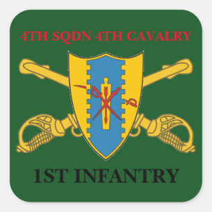 4TH SQUADRON 4TH CAVALRY 1ST INFANTRY STICKERS