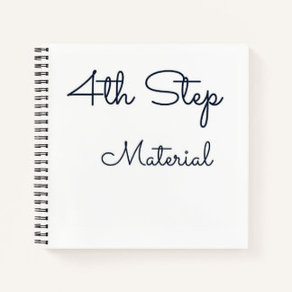 4th Step Notebook