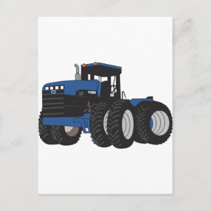 4WD Tractor Postcard