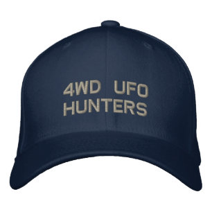 4WD UFO HUNTERS Flex Fit Embroidered Hat