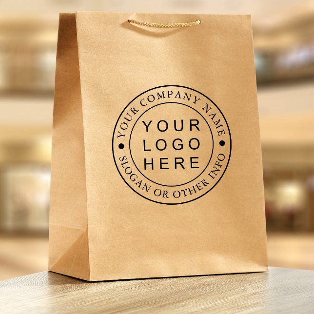 4x5 Circle Business Logo Custom  Rubber Stamp (Creator Uploaded)