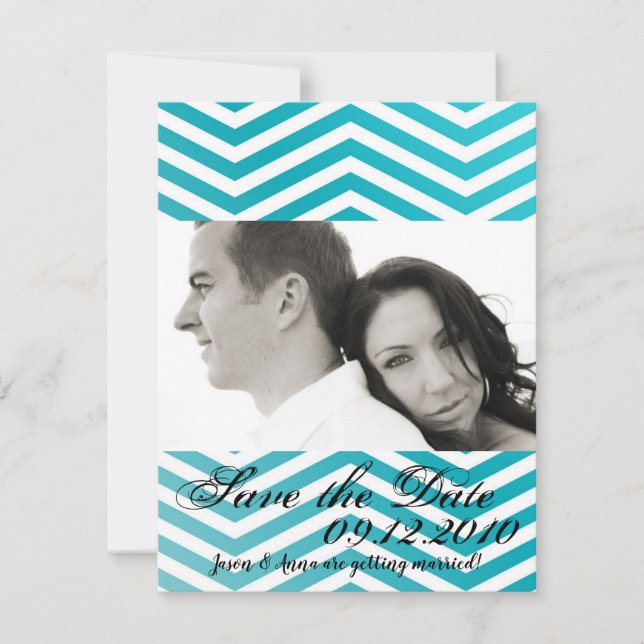 4x5 Enregistrer la carte de date Boho Cactus Cactu (Devant)