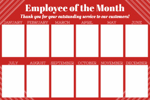 employee month posters prints poster printing zazzle ca