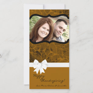 4x8 Autumn Tree Foliage PHOTO Thanksgiving Card