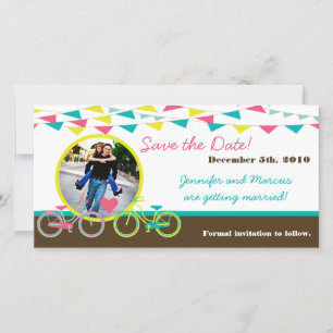 4x8 Engagement Announcement Love Lovers Bikes Bicy
